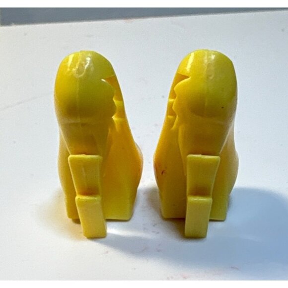 Monster High Shoes Yellow For Frankie Stein Freaky Fusion Recharge Chamber Doll - Picture 4 of 5